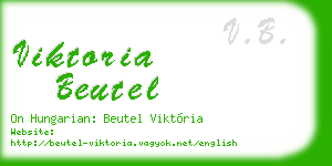 viktoria beutel business card